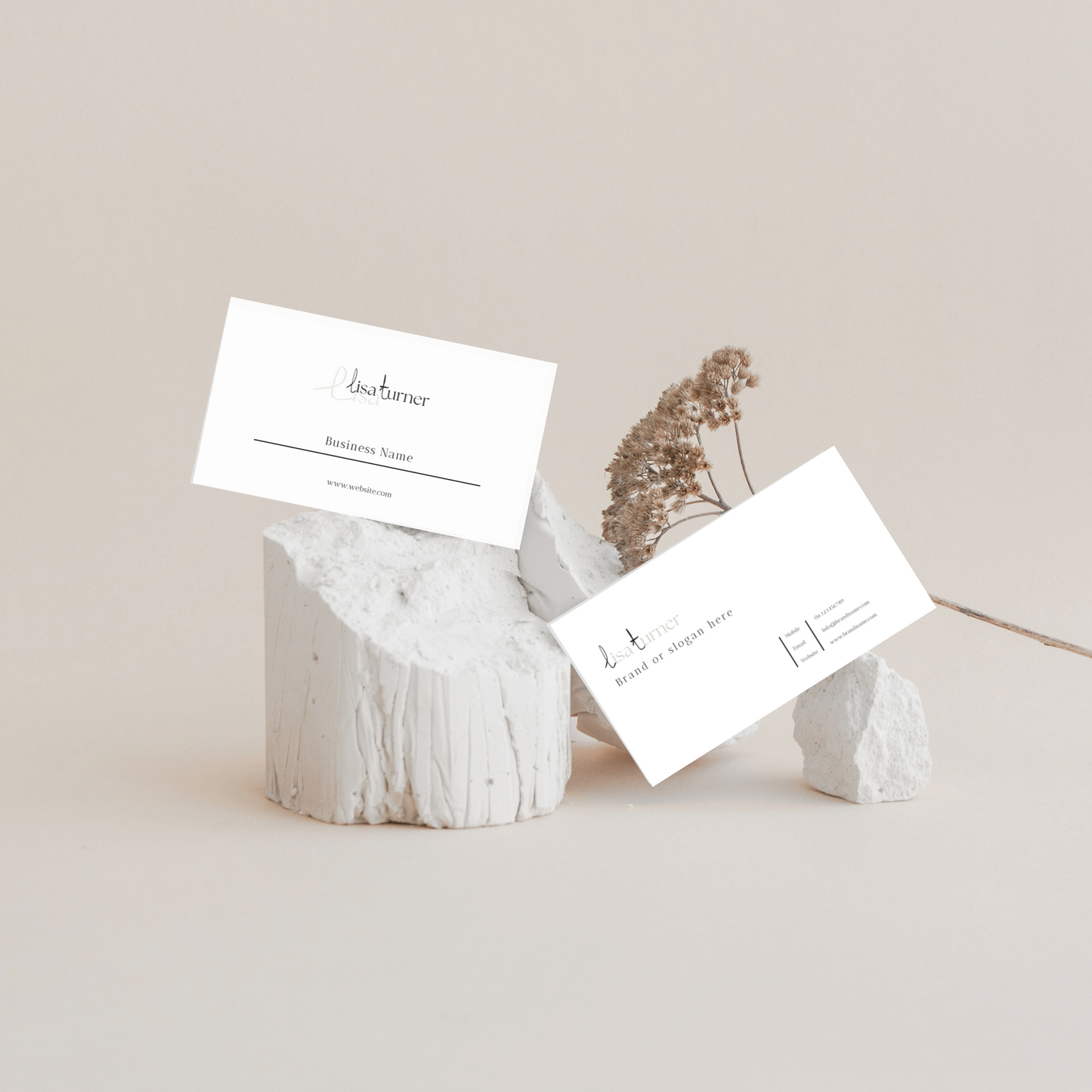 Direct downloadbare visitekaartjes voor ondernemers