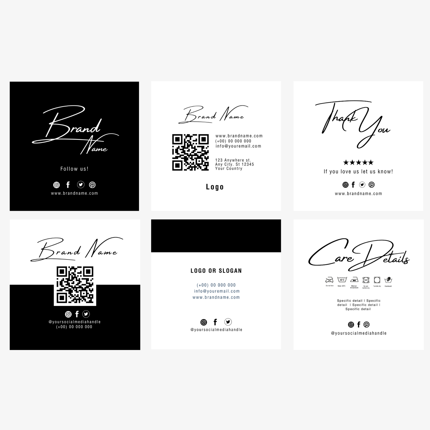 7-in-1 customizable Business Card design