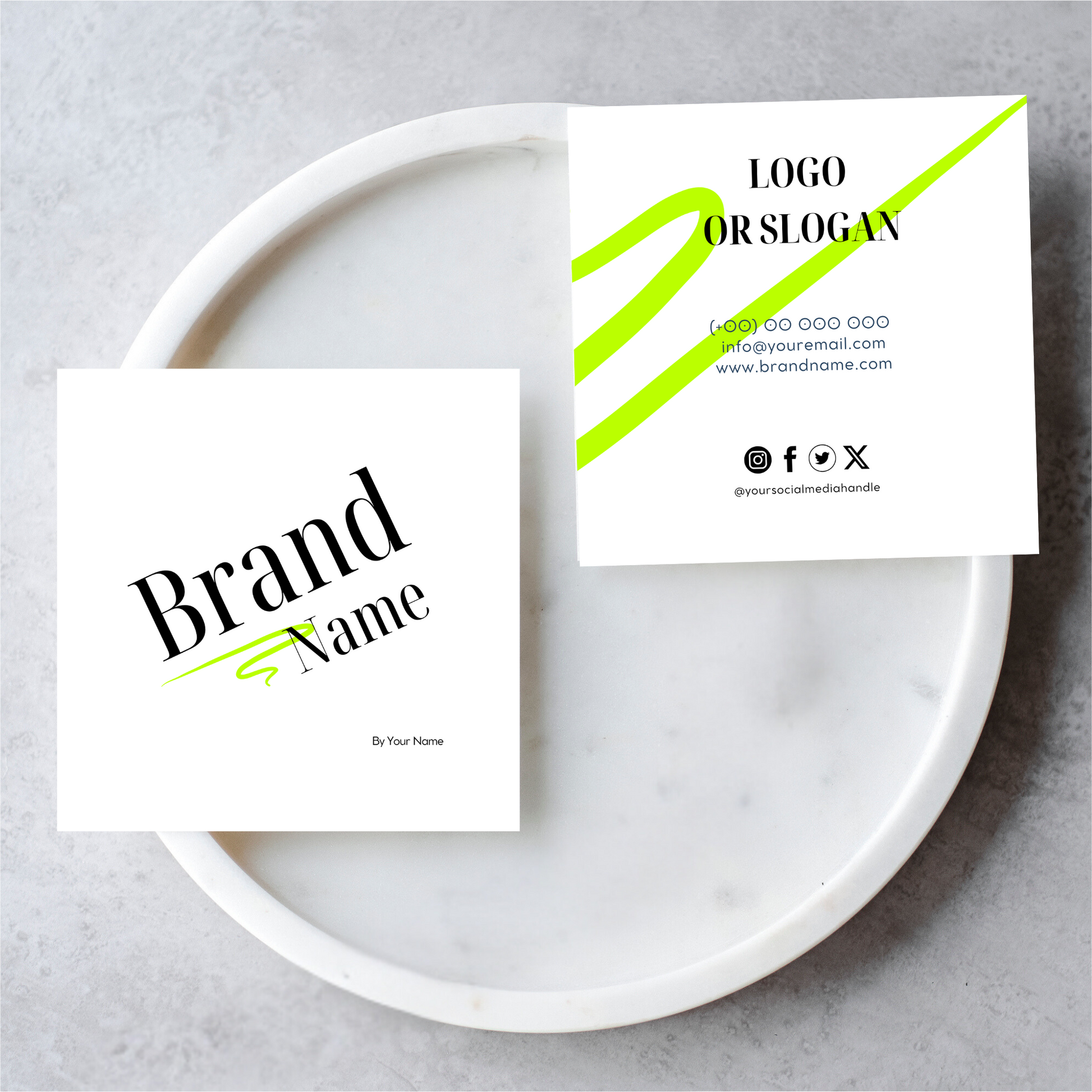 Creatief design voor een opvallend visitekaartje