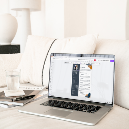 Direct te downloaden 4 in 1 CV voor professionals met creatieve opmaak
