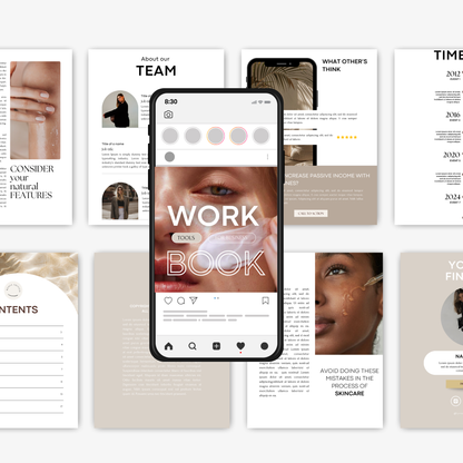 Lead magnet Ebook / Workbook sjabloon voor zakelijke toepassingen