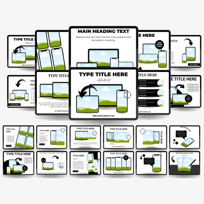 Geef je digitale producten een boost met onze veelzijdige mockup sjablonen