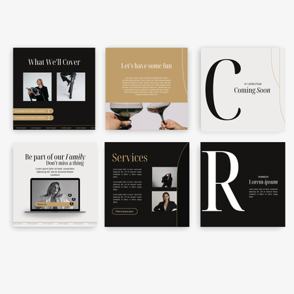 Boost je merkidentiteit met onze Canva social media templates voor Instagram