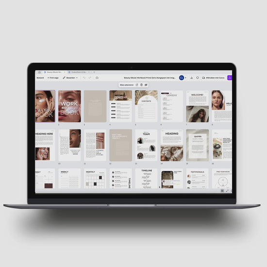 Volledig aanpasbaar Ebook sjabloon met quote pagina, FAQ en review secties en meer 