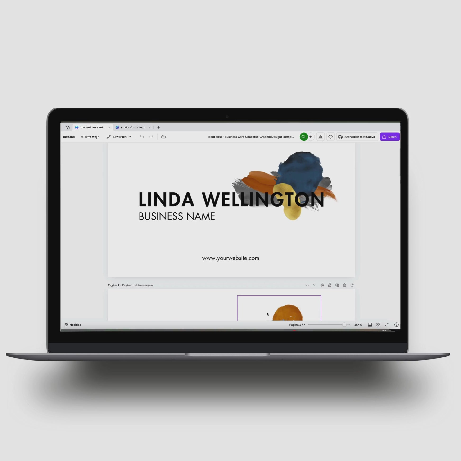 Hoogwaardige digitale visitekaartjes en eenvoudig aanpasbaar