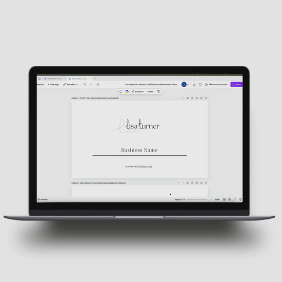 Snel en eenvoudig aan te passen Business Card designs in Canva